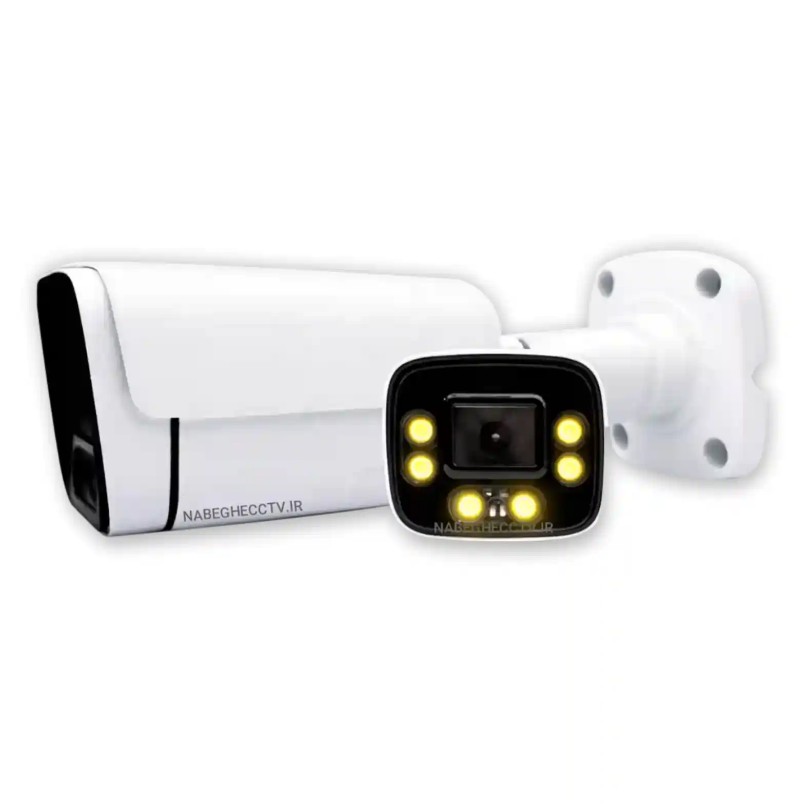 - دوربین بالت IP فلزی 8 مگاپیکسل با لنز 3.6 استارلایت شب رنگی میکروفون داخلی مدل BI-8010-W - دوربین مداربسته نابغه