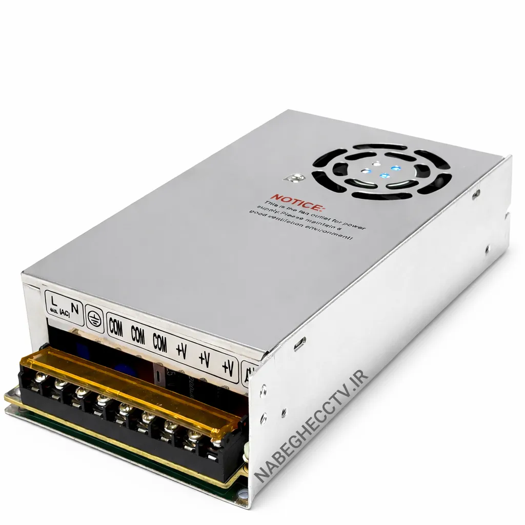 - منبع تغذیه صنعتی 12 ولت 20 آمپر 12V 20A برند ویندانک - دوربین مداربسته نابغه - منبع تغذیه صنعتی 12 ولت 20 آمپر 12V 20A برند ویندانک - دوربین مداربسته نابغه