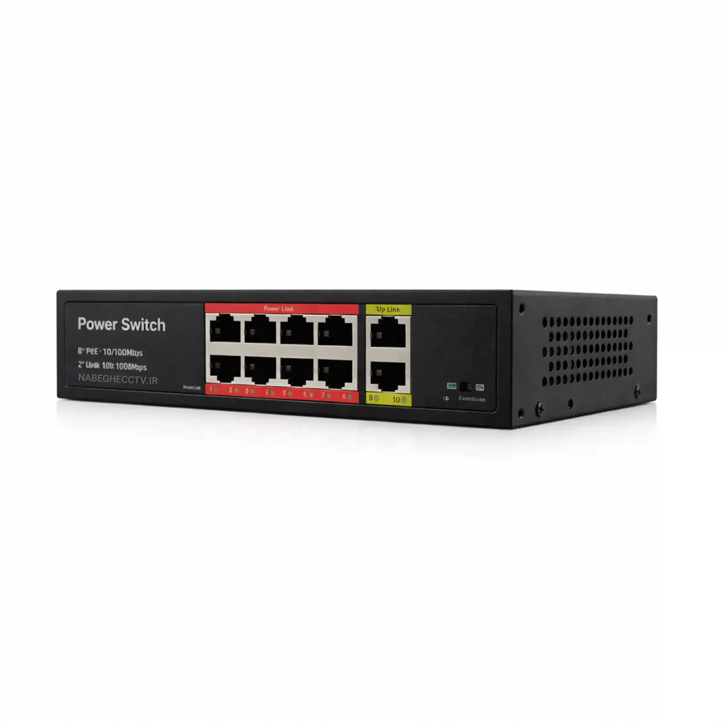- سوییچ8پورتPOE10/100+2UP100+1SFP+120Wبرند دیدیران - دوربین مداربسته نابغه