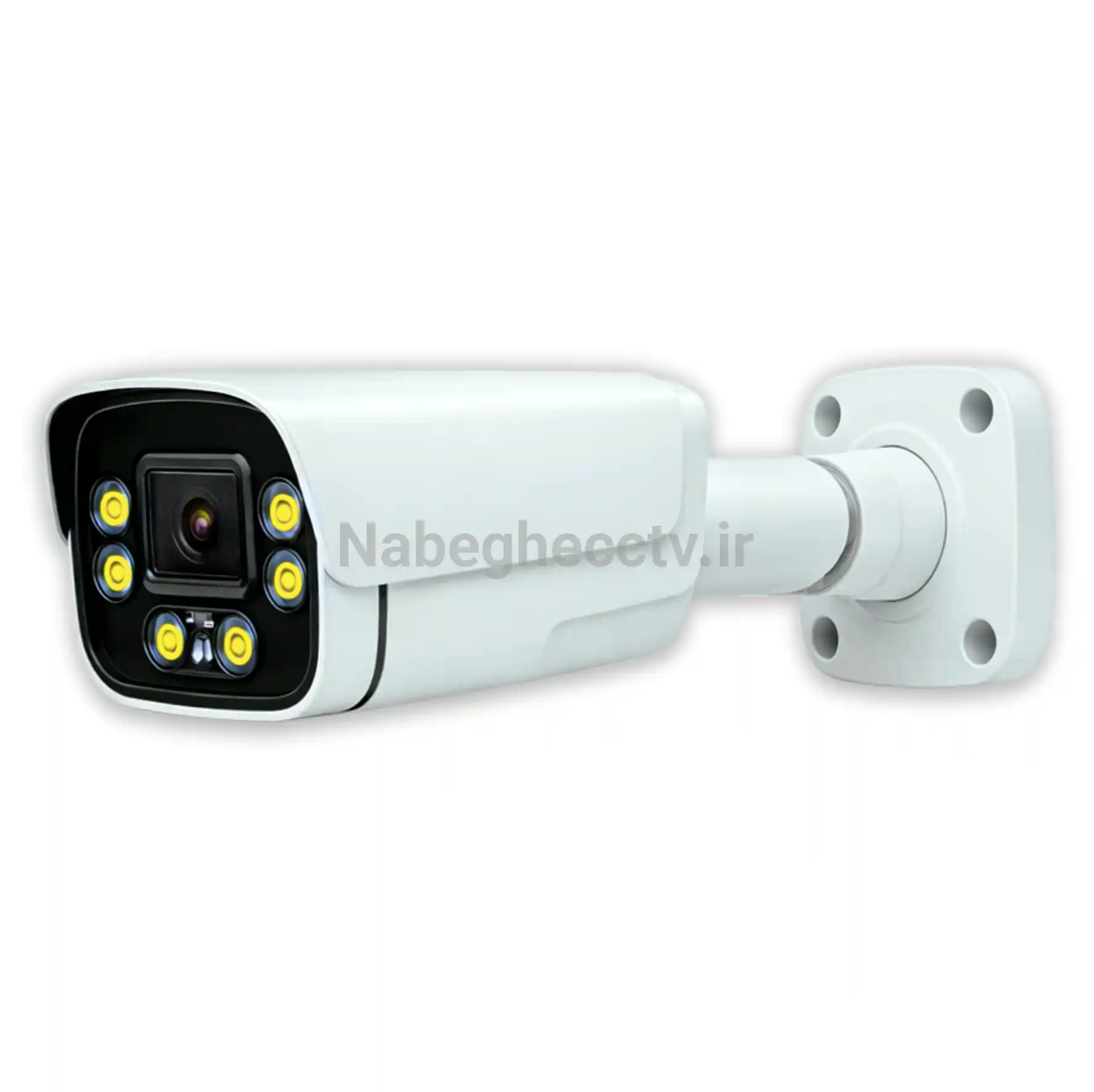 - دوربین بالت IP فلزی 8 مگاپیکسل با لنز 3.6 استارلایت شب رنگی میکروفون داخلی برند دایرونیک مدل BI-8010-W - دوربین مداربسته نابغه